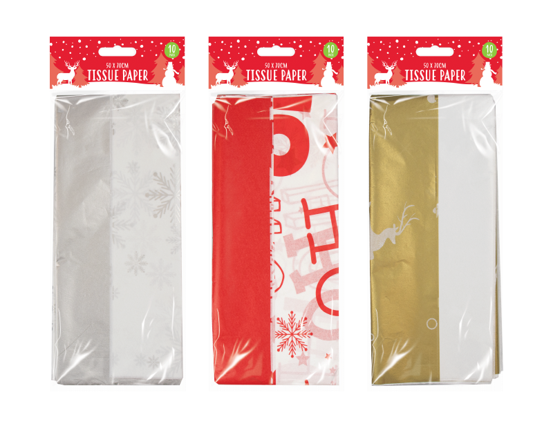 Christmas Tissue Paper - 10 Sheets Christmas Tissue Paper - 10 Sheets