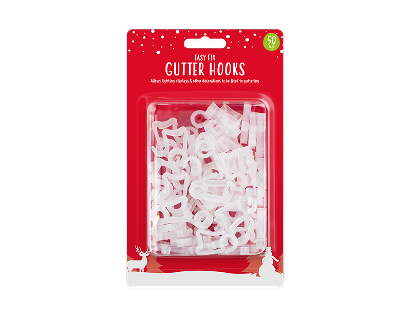 Christmas Gutter Hooks - 50 Pack Christmas Gutter Hooks - 50 Pack