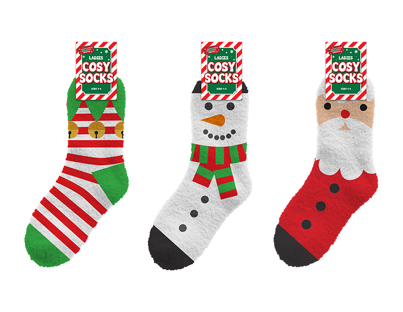 Ladies Cosy Christmas Socks Ladies Cosy Christmas Socks