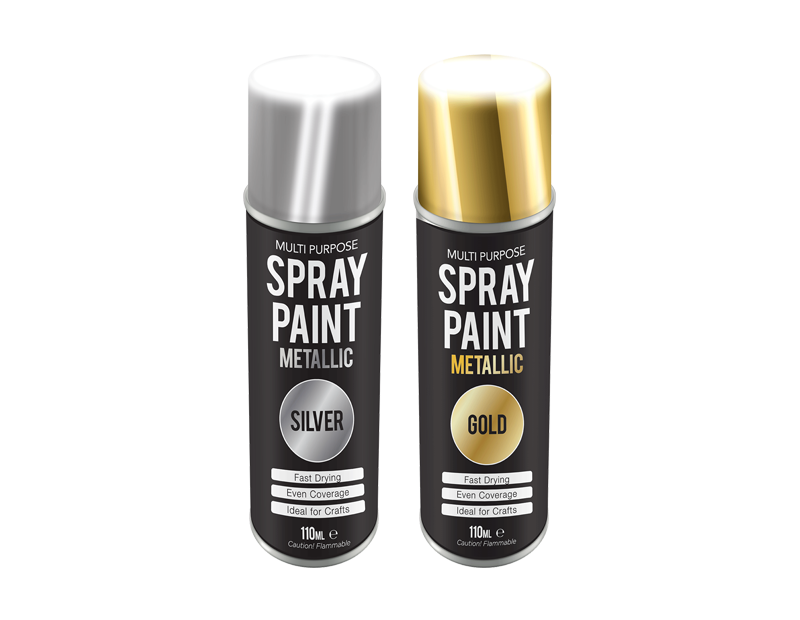 Metallic Spray Paint With PDQ Metallic Spray Paint With PDQ
