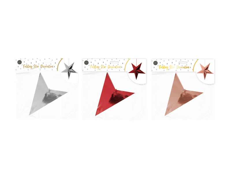 Folding Christmas Star Decoration Folding Christmas Star Decoration