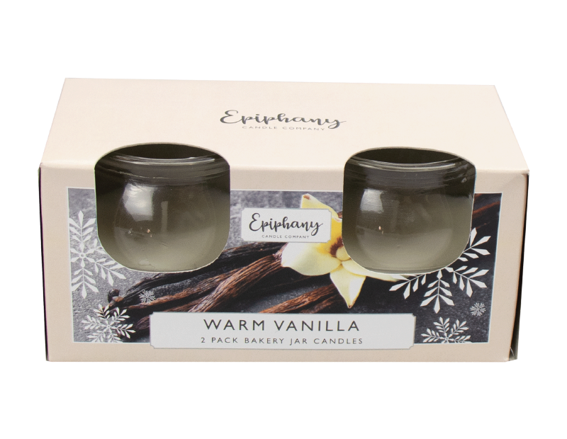 Creamy Vanilla Bakery Jar Candles - 2 Pack