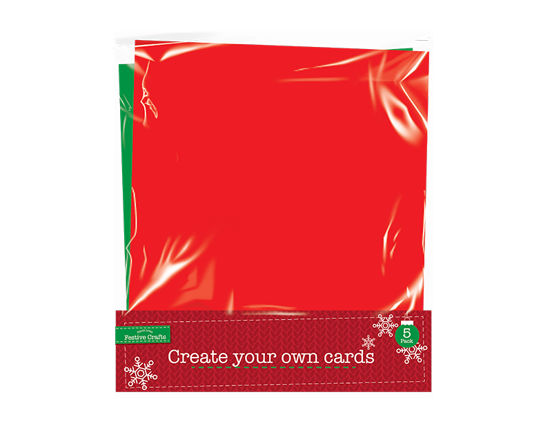 Create Your Own Rectangular Greetings Cards 5 Pack