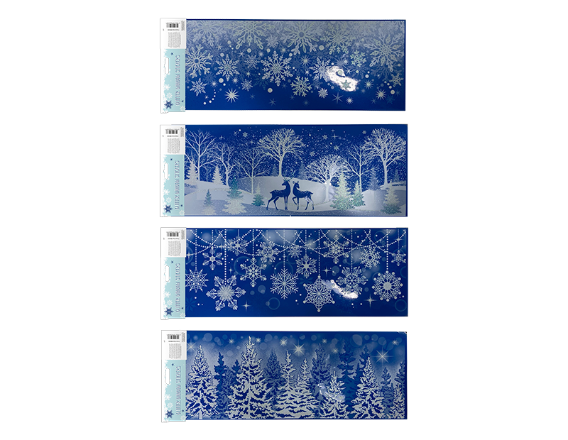 Xmas Glitter Window Decoration Stickers Xmas Glitter Window Decoration Stickers