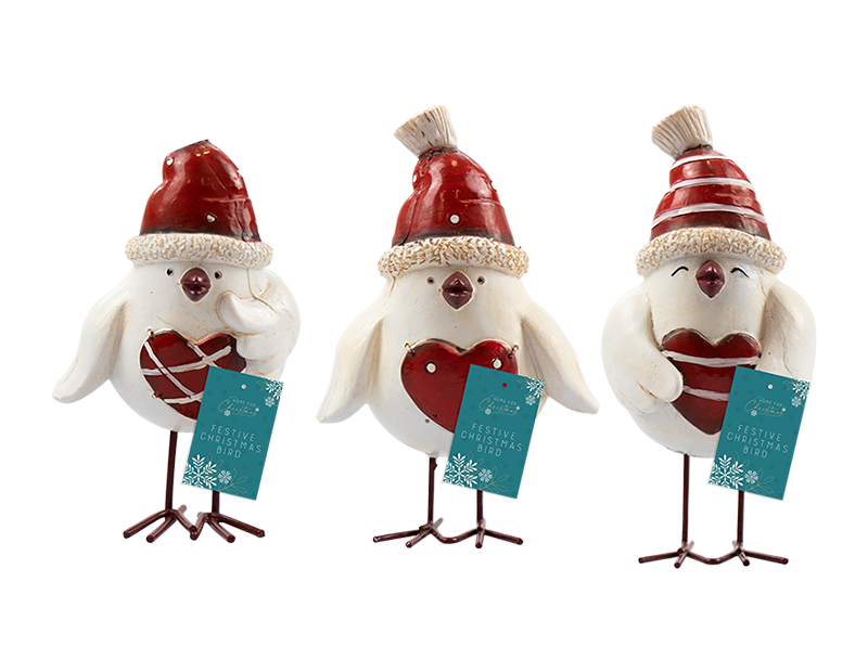 Christmas Resin Bird Ornament Christmas Resin Bird Ornament