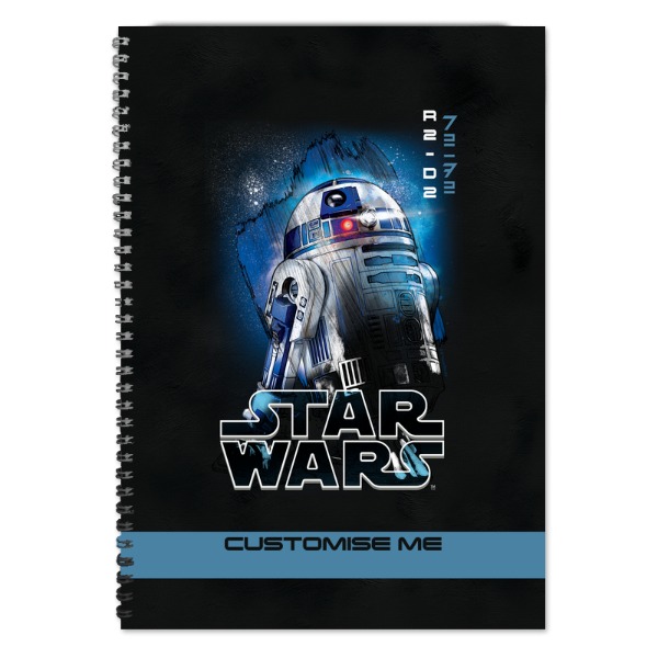 Star Wars R2-D2 Last Jedi Spray Paint A4 Notebook