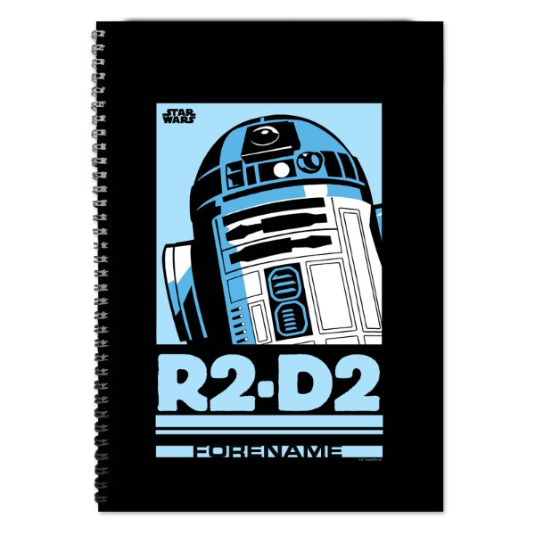 Star Wars R2 D2 Pop Art A4 Notebook