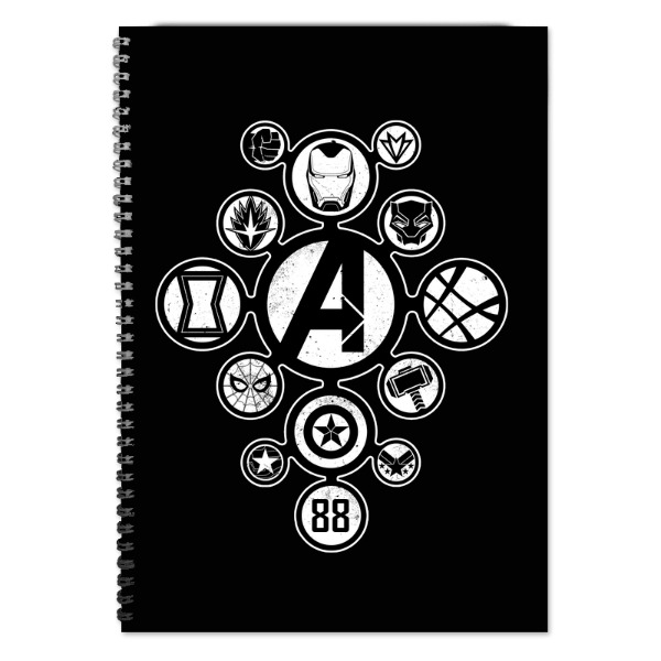 Marvel Infinity War Icon A4 Notebook