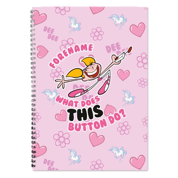 Dexter's Lab What Button Notebook