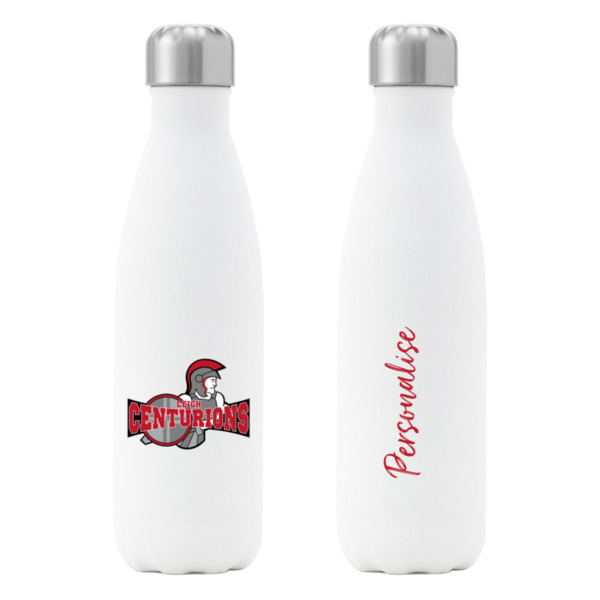 Leigh Centurions Crest Insulated Water Bottle - White