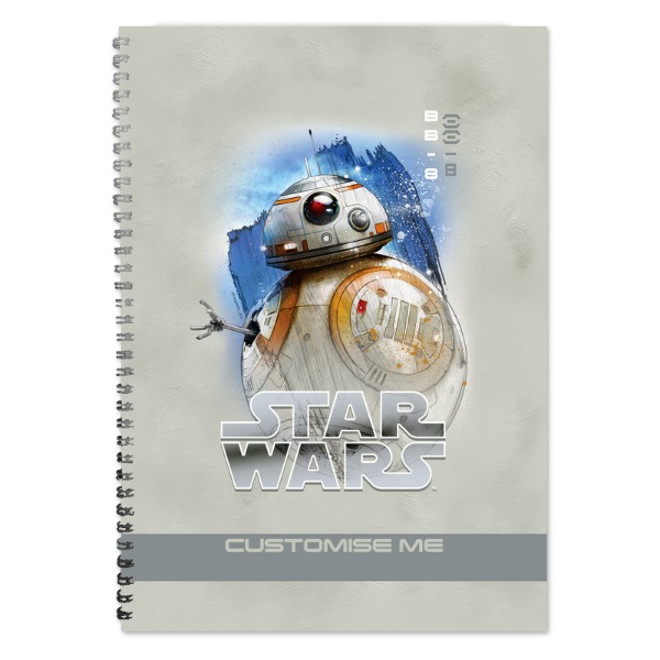 Star Wars BB-8 Last Jedi Spray Paint A4 Notebook