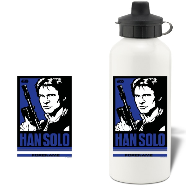 Star Wars Han Solo Pop Art Aluminium Water Bottle