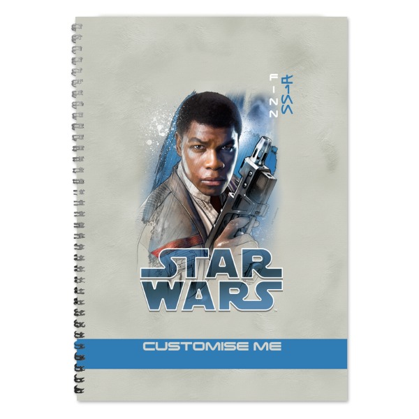 Star Wars Finn Last Jedi Spray Paint A4 Notebook