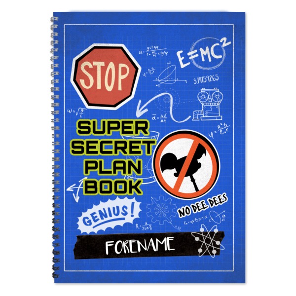 Dexter's Lab Plan Notebook