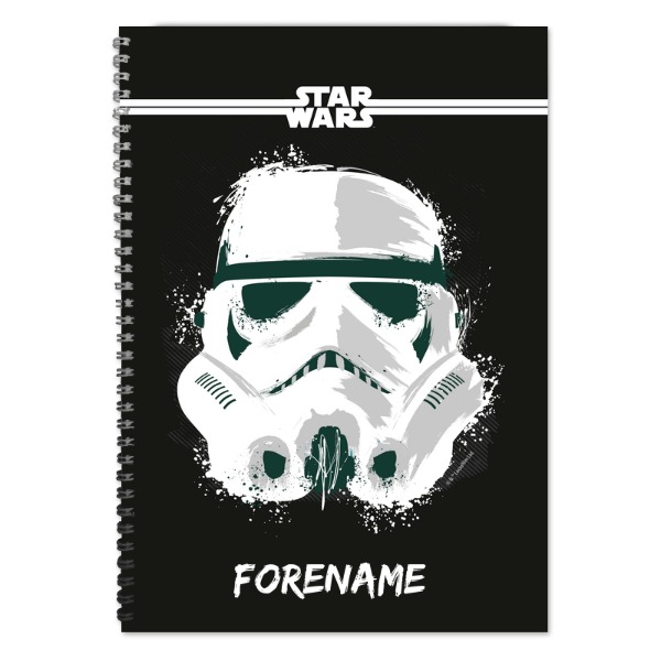Star Wars Storm Trooper Paint A4 Notebook