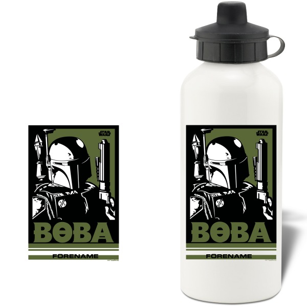 Star Wars Boba Pop Art Aluminium Water Bottle