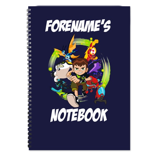 Ben 10 Names A4 Notebook