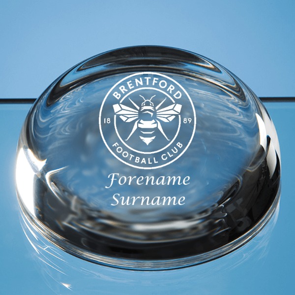 Personalised Small Plain Straight Sided Tankard Brentford F.C CREST