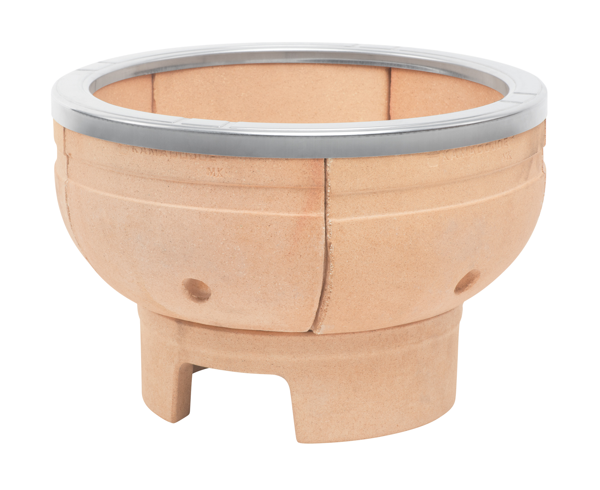 Wild Goose Half moon cast Iron Grill with holes for 18” Kamado