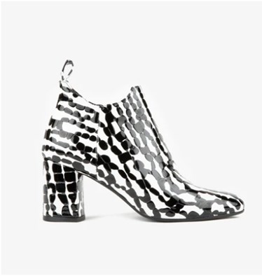 Embassy London 'Jirren' White and Black Boot