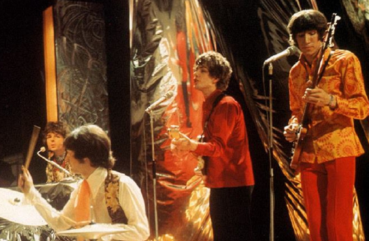 Syd Barrett with Pink Floyd. Photo from artist's Facebook page.