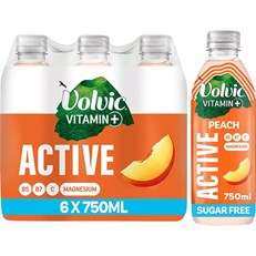 Volvic Vitamin Active Peach 6x750ml