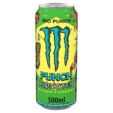 Monster Energy Plain Pack Rio Punch 500ml 12 Pack