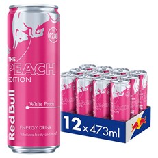 Red Bull £2.80 Edition White Peach 12x473ml