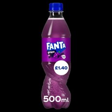 Fanta Grape £1.40 500ml Bottle 12 Pack