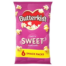 Butterkist Sweet Popcorn 8 x 6 Pack 12g