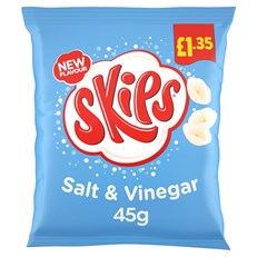Skips £1.35 Salt & Vinegar 16x145g