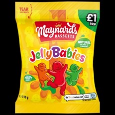 Maynards Bassetts Jelly Babies 110g £1.00 10 Pack