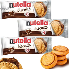 Nutella Biscuits 3 Pack With Hazelnut Spread 41g (28 x 3 Pack)