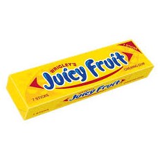 WRIGLEYS JUICY FRUIT CHEWING GUM STRIPS 13.5g