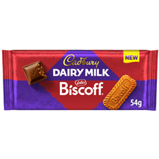 Dairy Milk Chocolate Irish Lotus Biscoff 54g 48 Pack