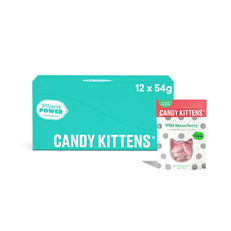 Candy Kittens Wild Strawberry 54g 12 Pack