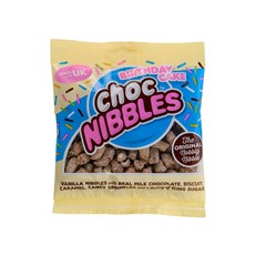 Nibbles Birthday Cake Choc 150g 12 Pack