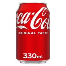 Coca Cola Cans 330ml GB (24 Pack)
