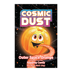 Cosmic Dust Popping Candy Outer Space Orange 10g 32 Pack
