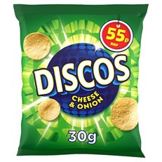 Discos Cheese & Onion 30g 30 Pack 55p