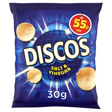 Discos Salt & Vinegar 30g 30 Pack 55p