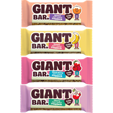 Giant Bar Flapjack YoghurtT Topped Mix 100g 20 Pack