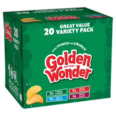 Golden Wonder Crisps Variety 20 Box 20x25g