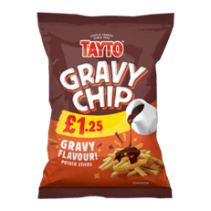 TAYTO £1.25 CHIPPIES GRAVY 70g