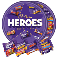 Cadburys Heroes Tubs 475g