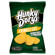 Hunky Dory Cheese & Onion 130g 12Pack