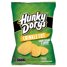 Hunky Dory Sour Cream 130g 12 Pack