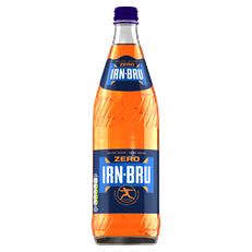 Barrs Irn Bru Zero 750ml Glass Bottle 12 Pack