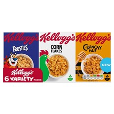 Kelloggs Adult Variety Pack 188g 6 x 6 Packs