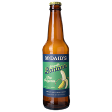 McDAIDS ORIGINAL BANANA GLASS BOTTLE 355ml (12 PACK)